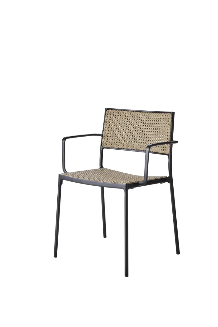 Gartenstuhl Dining Cane-line �Less� Rattan Korbsessel stapelbar natural